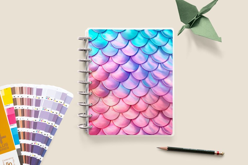 Mermaid Scales Disc-Bound Planner Coverset